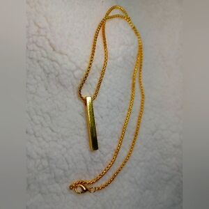 Gold Bar Necklace